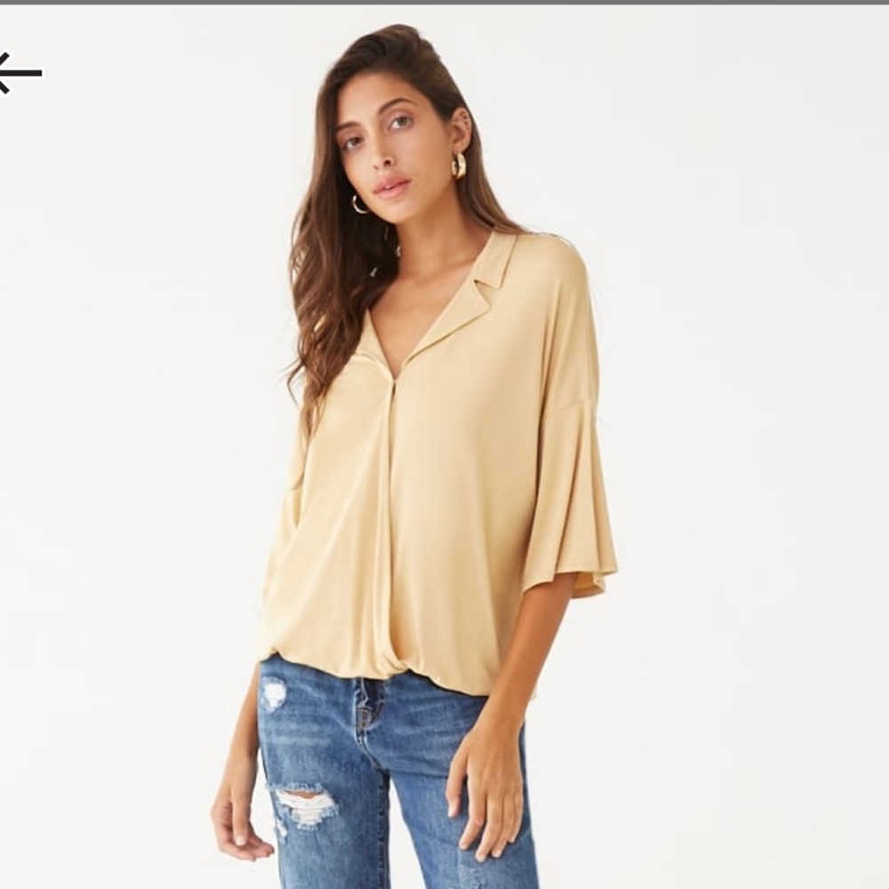 Lavender Surplice Top